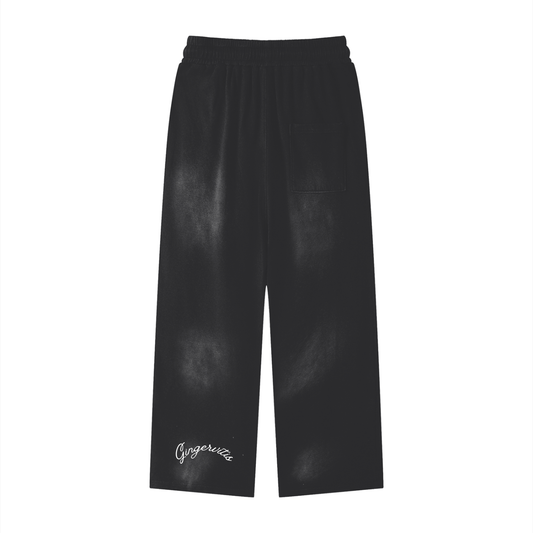 Effortless Athleisure Pure Cotton Handcrafted Monkey Wash Loose fit Sweatpants