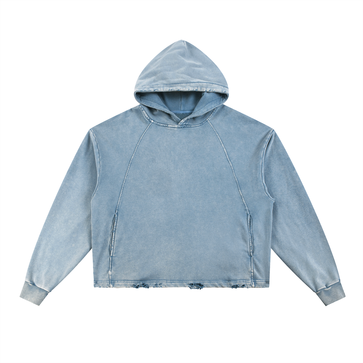 VTLS Blue Distressed Hoodie