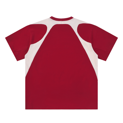 VTLS Red Panelled Shirt
